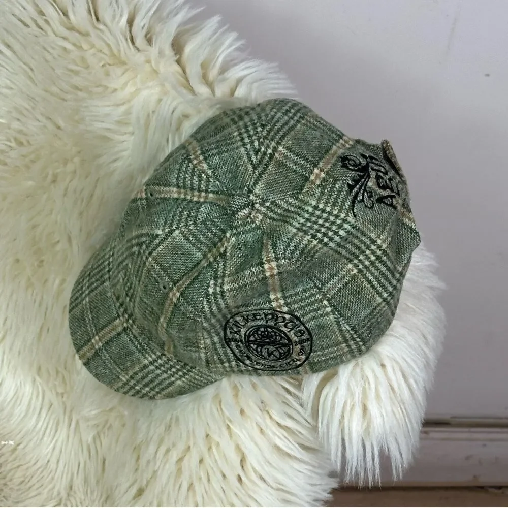 Alternative apparel green plaid wool women’s hat